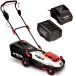 Cordless Lawnmower 20V – Brushless Motor Lawn Mower with 4.0Ah Battery & Charger – 33cm Width, 5 Heights, Mini Lawn Mower for Small Garden – Battery Operated Lawnmower -…