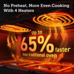 Dual Air Fryer, 10L Flexible Capacity, Dual Blaze Heating for Fast and Even Results, Single & Double Zone Airfryer cooking for Whole Meals, Smart Twinfry, Energy-Saving - Image 3