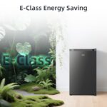 CSF101D4EU, Under Counter Fridge, 92L, 7 Temp Settings, Chill Zone, H831 x W474 x D447(mm), Reversible Door, Adjustable Shelves, Sleek Design, Black [Energy Class E] - Image 7