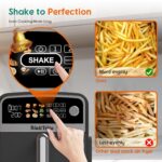 10L Double Stack Air Fryer with Dual Basket & 2 Drawers – 2400W Dual Air Fryer for Even Heating with 4 cooking levels | 9-in-1 Modes, Sync&Match, Shake Reminder，Large for Family… - Image 4
