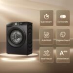 3S Series WD3S8043BB3 Wifi Connected 8Kg and 5Kg Washer Dryer with 1400 rpm – Black – A-D Rated - Image 3