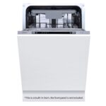 HV523E15UK 10 Places Slimline Fully Integrated Dishwasher White with 30 Minutes Quick Wash [Energy Class E]