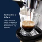 Dedica Style, Traditional Pump Espresso Machine, Coffee and Cappuccino Maker, EC685M, Silver - Image 3