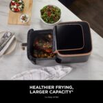 Air Fryer MAX PRO, 6.2L, Uses No Oil, Large Square Single Drawer, Roast, Bake, Air Fry, Family Size, Non-Stick, Dishwasher Safe Basket & Crisper Plate, Silicone Tongs,… - Image 4