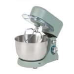 EK5234PTEAL Go Bake Stand Mixer- Large Electric Whisk with 4L Stainless Steel Bowl, 8 Speeds and Pulse Function, Mixing Beater, Dough Hook, and Whisk Attachments,…