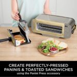3-in-1 Toaster, Grill and Panini Press with Flip Design, 7 Cooking Functions, 7 Toast Shades, Includes Panini Press, Bake Tray and Crumb Tray, Stone Gold ST202UKSTGD - Image 5