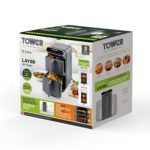 Tower T17190GRP Vortx XL Dual Stack Air Fryer with Digital Control Panel, Space Saving Design, 6 Preset Cooking Modes, Match Cook & Smart Finish Functions, 2460W, 11L, Graphite… - Image 5