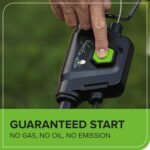 48V (2x24V) Self Propelled Cordless Lawnmower for Large Lawns up to 480m2, 46cm Cutting Width, 55LBag PLUS Two 4Ah Batteries and Twin Charger, 3 Year Guarantee… - Image 6