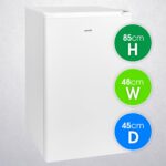 Under Counter Freezer 48cm Wide Freestanding White 60 Litre - Image 3