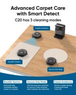 Omni C20, Robot Vacuum Cleaner with Mop, All-in-One Station,7,000 Pa Powerful Suction, Ultra-Slim, Auto Emptying, Washing and Drying for Hands-Free Cleaning, Mop Lifting… - Image 8