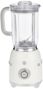 BLF01WHUK Retro 50’s Style Jug Blender with Stainless Steel Blades