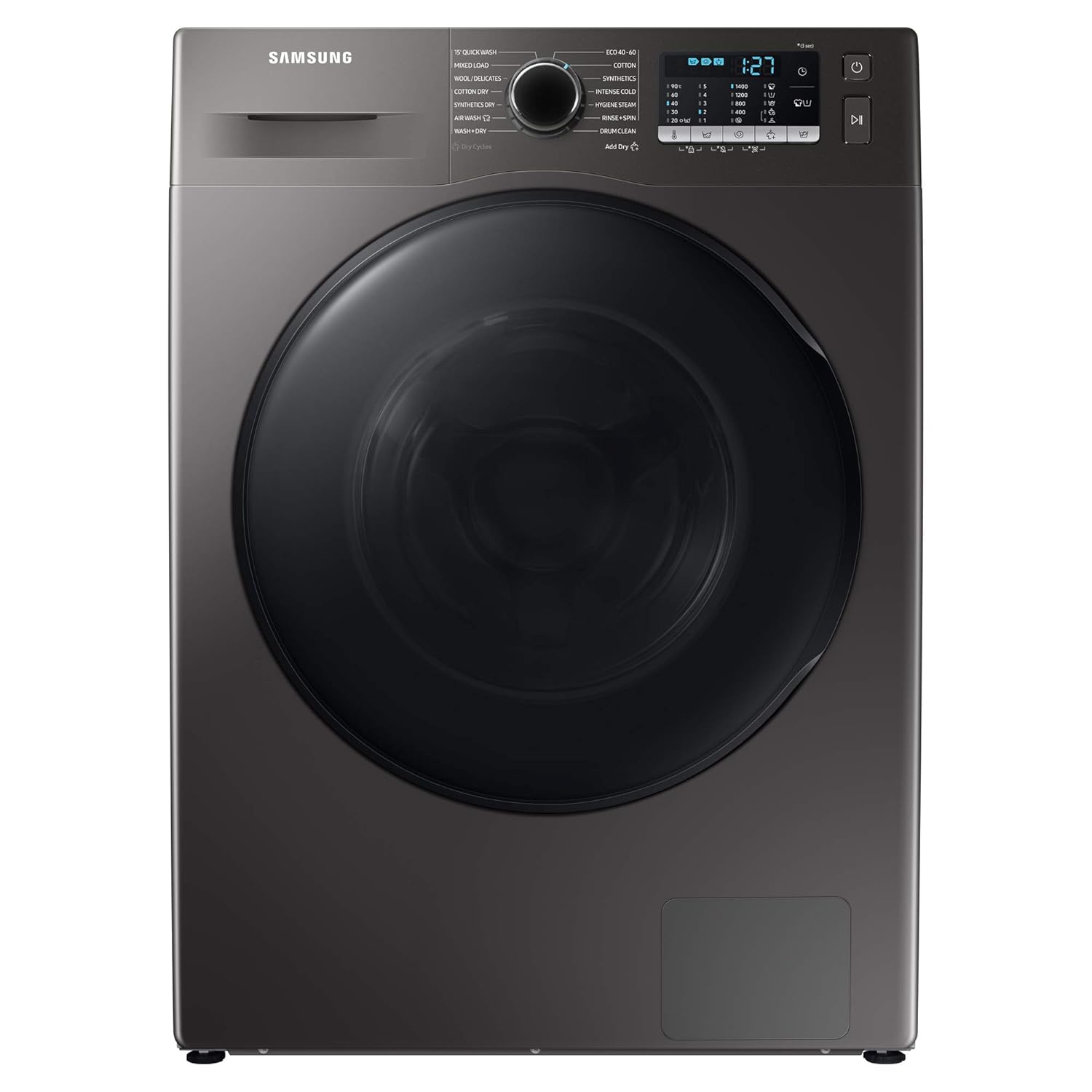 71DHle-Et9L._SL1500_.jpg Series 5 WD80TA046BX/EU with ecobubble™ Freestanding Washer Dryer, 8/5 kg 1400 rpm, Graphite, E Rated, Decibel rating: 54, EU Acoustic Class: A - Image 1