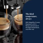 Magnifica S, Automatic Bean to Cup Coffee Machine, Espresso and Cappuccino Maker, ECAM22.110.B, Black - Image 8