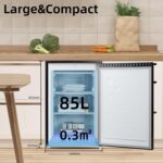 CSD90D4DU Upright Freezer 90L, Singe Door mini - Image 3