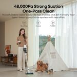 Cleaner 580W, 48KPa High Suction Hoover, up to 65 Mins Runtime, LED Screen, Rechargeable Vacuum Cleaner for Home, Floors, Carpets & Pet Hair - Image 2
