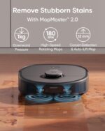 X10 Pro Omni Robot Vacuum Cleaner With Mop, Incredible Suction, Dual Mops with 12 mm Auto-Lift and Carpet Detection, AI Obstacle Avoidance, Auto Mop Washing&Drying,… - Image 6