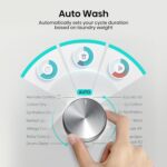 3S Series WD3S8043BB3 Wifi Connected 8Kg and 5Kg Washer Dryer with 1400 rpm – Black – A-D Rated - Image 7