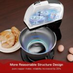 Stand Mixers, 7 Speeds With 3QT Stainless Steel Bowl, Stand and Hand Mixer with Dough Hook, Whisk, Mixing Beater for Baking, Cake, Cookie, Kneading (HP2) - Image 5
