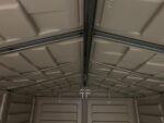 StoreMate PLUS 6 x 6 (3.65 m2) Plastic Garden Shed with Heavy-Duty Plastic Floor & Fixed Window, Strong Metal Roof Structure, Fire Retardant & Maintenance-Free Storage… - Image 9