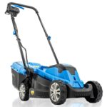 1300W Electric Lawn Mower – 33cm Lightweight Corded Lawnmower, 30L Grass Box, Foldable Handle, 3 Cutting Heights, Ideal for Small Gardens – 3 Year Warranty