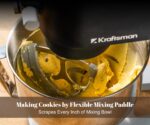 Full Metal Stand Mixer, 5L Kitchen Food Mixer for Baking with Stainless Steel Dough Hook, Whisk, Beater, Flexible Beater, Universal Attachment Hub, 8 Speeds & Timer Function… - Image 4