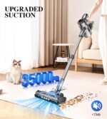 Cleaner Stick Vacuums – Powerful Lightweight Electric Brooms Upright Handheld Wireless Bagless Battery Rechargeable Cleaners Anti Hair Wrap for Pet Stair Carpet… - Image 6