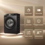 3S Series WD3S1043BB3 Wifi Connected 10.5Kg and 6Kg Washer Dryer with 1400 rpm – Black – A-D Rated - Image 3