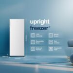 Freestanding Upright Freezer, 165 Litres, 143 cm - Image 2