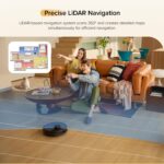 roborock Q7 M5 Robot Vacuum Cleaner with Mop, 10,000Pa HyperForce Suction, Dual Anti-Tangle System, PreciSense LiDAR Navigation, APP-Controlled Mopping, Ideal for Pet Hair and… - Image 7