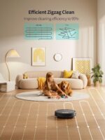 Robot Vacuum Cleaner with Mop, 8000Pa Ultra Strong Suction, G20 PRO Robotic Vacuums with Auto Carpet Boost, Alexa/WiFi/APP, Super Thin Robot Hoover, Ideal for Pet Hair… - Image 4
