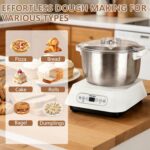 7L Stainless Steel Dough Mixer, Electric Stand Mixer with Thermostatic Fermentation, Intelligent Timer & Automatic Kneading, Dough Maker with Split Design and Scale Scraper for… - Image 6