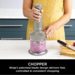 3-in-1 Hand Blender, Hand Mixer & Chopper with Gradual Start, 2 Blending and 5 Mixing Speeds to Chop, Mix, Knead, Blend and more, Dishwasher Safe Parts, 850W, Stone… - Image 6