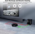 MONSGA Robot Vacuum with Mop, 7000Pa Powerful Suction, Lidar Navigation Robotic Vacuum with 3.5L Self-Empty Station, 180mins Runtime, APP/Remote/Voice Control, for Hard Floors… - Image 7