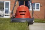 Turbo Lite 250 Electric Hover Lawn Mower – 1400 W, 25 cm Cutting Width, Ambidextrous Handles, Folds Flat, Orange - Image 4