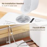 Table Top Dishwasher, Mini Countertop Dishwasher with 6 Programmes and Built-in 5 Litre Water Tank, No Connection Required, Baby Supplies, and Air Drying Function for Homes… - Image 4