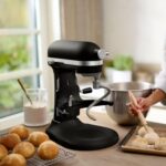 Artisan 5KSM60SPX 5.6L Bowl-Lift Stand Mixer, 11 Speeds & Soft Start, Heavy Duty Full Metal Construction, Kneads 3.7kg Dough, Makes 11 Dozen Cookies, Matte Black - Image 6