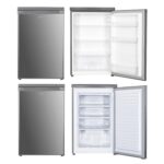 Freestanding Under Counter Larder Fridge & Freezer Set, Reversible Doors, 55cm Wide, Inox - Image 2