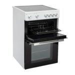 WT60CCW 60cm Electric Cooker with Ceramic Hob, Twin Cavity, 31L Electric Grill, Freestanding - Image 6