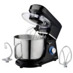 Professional Stand Mixer 1200W with 6 Speeds & Pulse Function, 7L Stainless Steel Mixing Bowl, Splash Guard, Whisk, Beater & Dough Hook | Electric Kitchen Mixer for Cakes,…