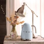 50’s Style Jug Kettle, Soft Opening, 360 Swivel Base, Anti-Slip Feet, 300W, 1.7L, Pastel Blue - Image 6
