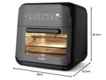 Breville Halo Rotisserie Air Fryer | Digital Extra Large Air Fryer Oven | 10 L | FryBake & Dehydrate | 2000 W | Energy Efficient | Black and Grey [VDF127] - Image 10
