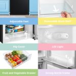 RCB169BL2UK(E) 174 Litre Freestanding Fridge Freezer, Low Frost, Adjustable thermostat, Energy Saving LED lights, Reversible Door Hinge, Low Noise- Black - Image 7