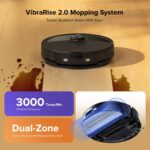 roborock Q10 S5 Robot Vacuum Cleaner with Mop, 10,000 Pa HyperForce Suction, Dual Anti-Tangle Brushes, VibraRise 2.0 & Auto Lifting Mopping System, Smart Obstacle Avoidance,… - Image 4