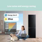 RCB169BL2UK(E) 174 Litre Freestanding Fridge Freezer, Low Frost, Adjustable thermostat, Energy Saving LED lights, Reversible Door Hinge, Low Noise- Black - Image 6