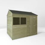 WALTONS 8 x 6 Overlap Storage Shed | Reverse Apex Roof | 7mm Overlap Cladding - Image 4