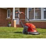 Vac 250 Electric Hover Collect Lawn Mower – 1400W, 25cm Cutting Width, 15L Grass Box, Ambidextrous Handles, Folds Flat, Orange and Grey - Image 7