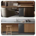 CSF101D4EU, Under Counter Fridge, 92L, 7 Temp Settings, Chill Zone, H831 x W474 x D447(mm), Reversible Door, Adjustable Shelves, Sleek Design, Black [Energy Class E] - Image 9