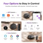 MONSGA MS1 Robot Vacuum Cleaner with Mop, 7000Pa Robotic Vacuum with Lidar Navigation, 180mins Runtime, 5 Editable Maps, APP/Remote/Voice Control, Ideal for Hard Floors and Carpets - Image 6