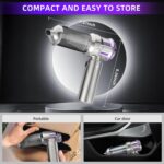 Vacuum Cleaner, 22000Pa 4-in-1 Car Vacuum Cleaner Cordless, 3 Speed Brushless Motor Mini Hoover with One-Touch Cleaning, Rechargeable Portable Air Duster for Home Car… - Image 7