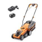 24V 34cm Cordless Lawnmower Plus Spare Battery, MX 24V 4.0Ah Lithium Ion Battery and Fast Charger – With Rear Roller (34cm Mower) - Image 8